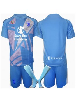 Juventus Torwart Ausweichtrikot für Kinder 2024-25 Kurzarm (+ Kurze Hosen)